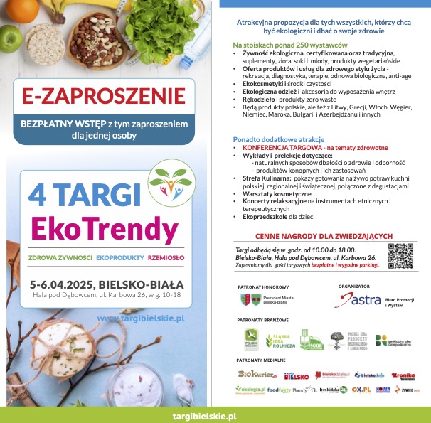 E-Zaproszenie Targi EkoTrendy 2025